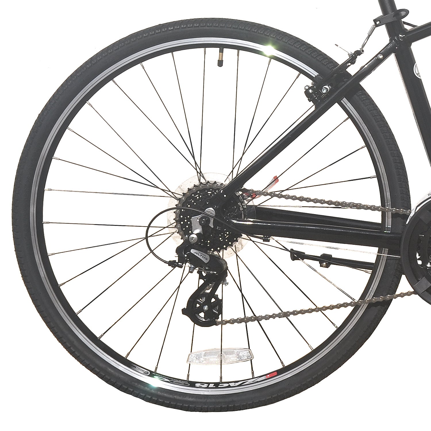 XDSBIKE Cross300 24sp Comfort Hybrid Bike // Jet Black