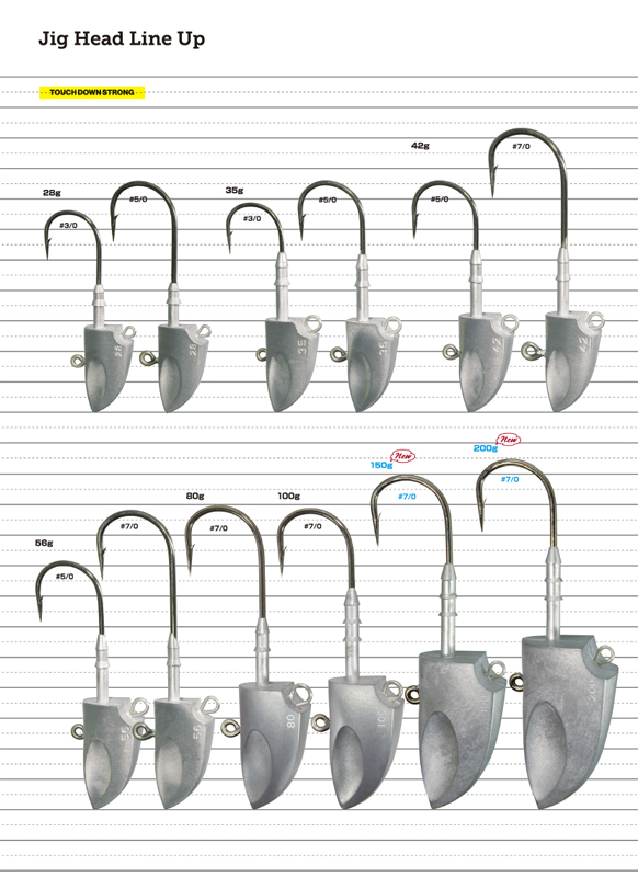 TOUCH DOWN STRONG JIG HEAD - XESTAゼスタ公式ウェブサイト
