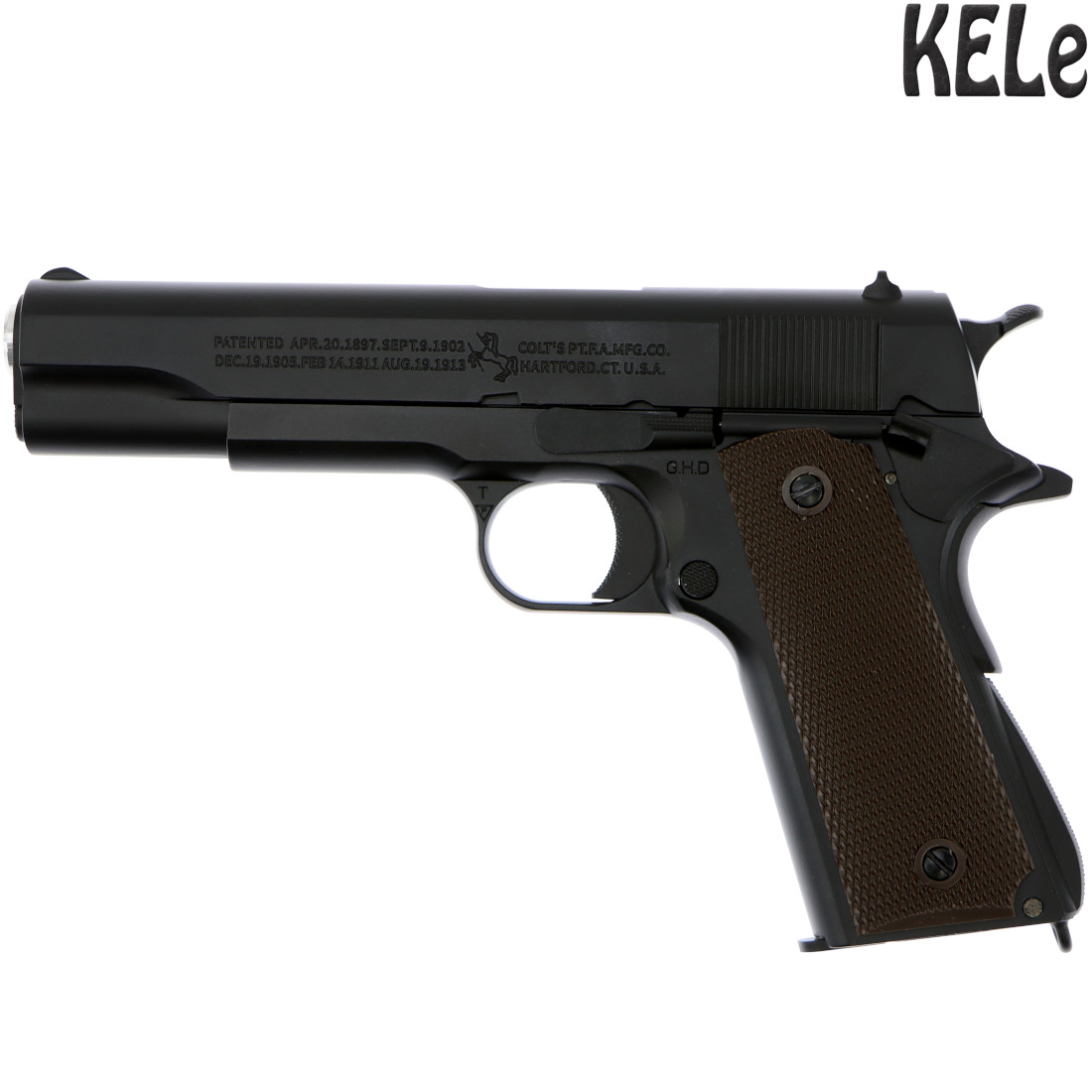 KELe XY05 Colt 1911 Full Metal Gel Blaster Manual Pistol - Black