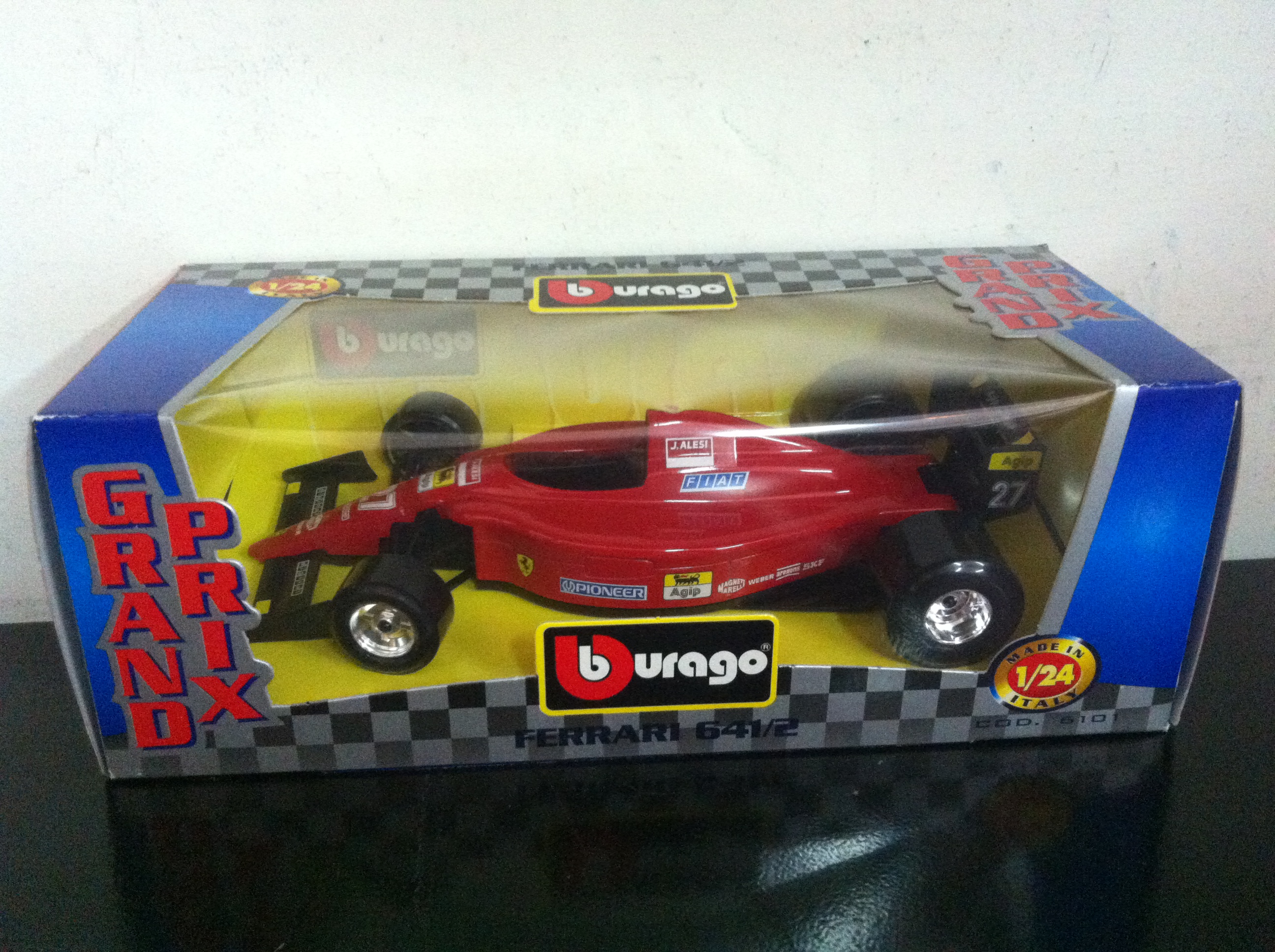 Bburago Burago 1/24 FERRARI F1 641/2 J. ALESI Diecast MIB - Muro