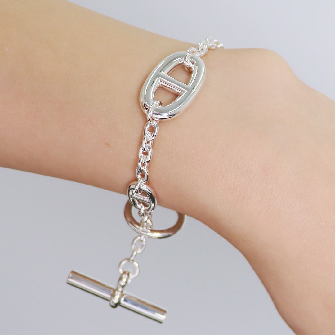 エルメス HERMES ブレスレット ファランドール H104567B シルバー