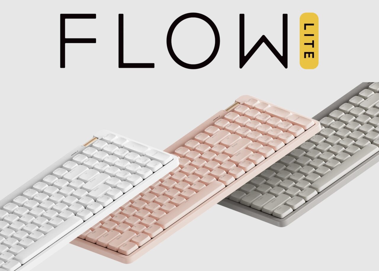 Lofree Flow Lite 84 レビュー：名作ロープロキーボードFlowの後継機