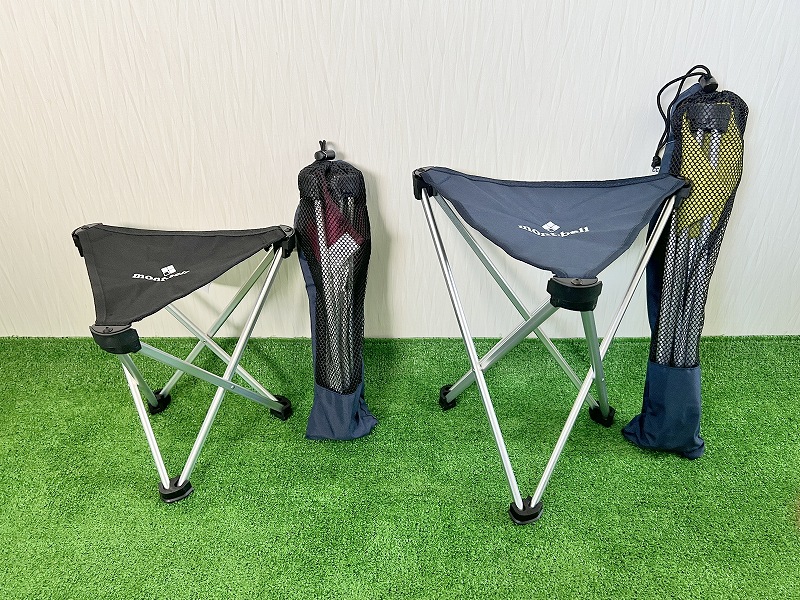 モンベル L.W.トレールチェア33 mont-bell ブラック 2脚セット