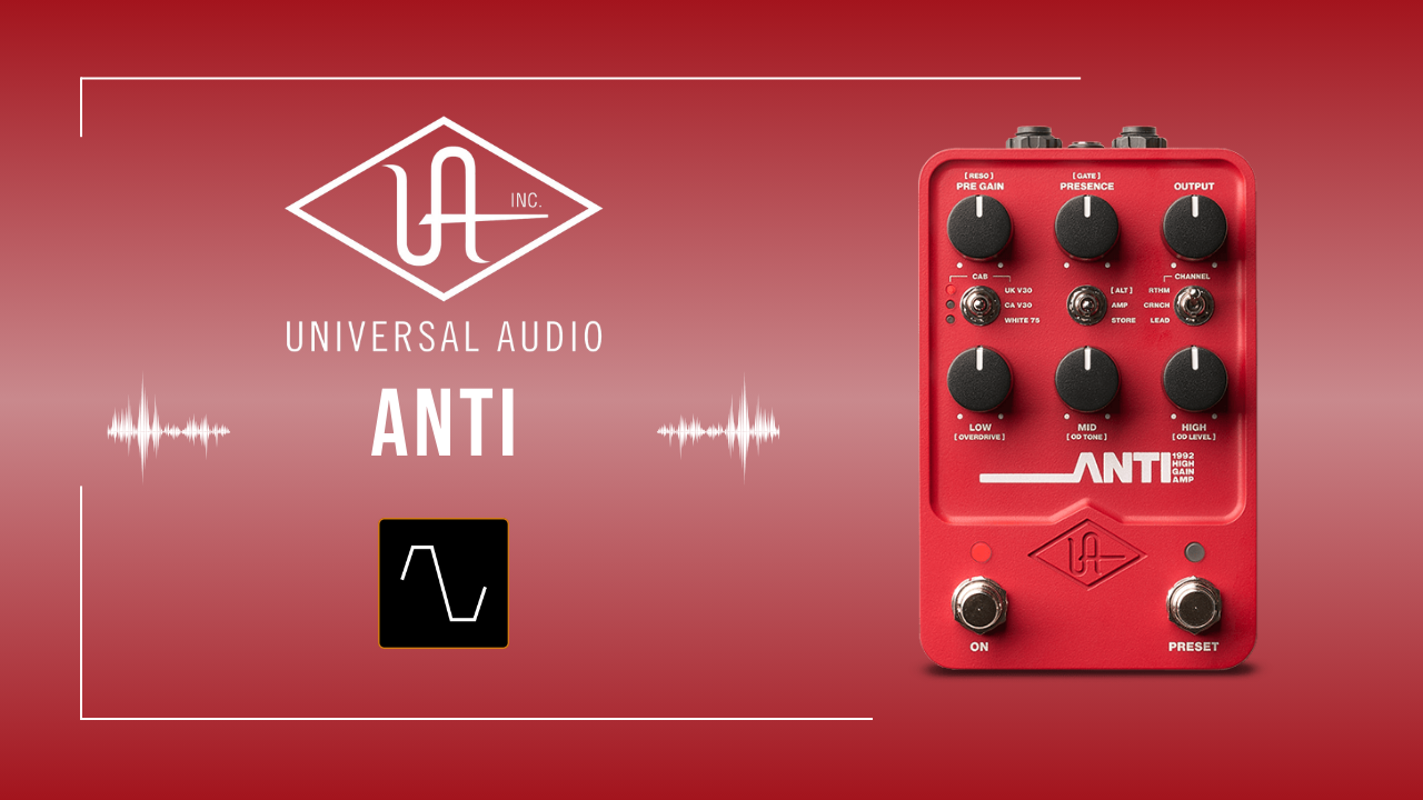 待望のハイゲインモデル】Universal Audio UAFX ANTI 1992 High Gain