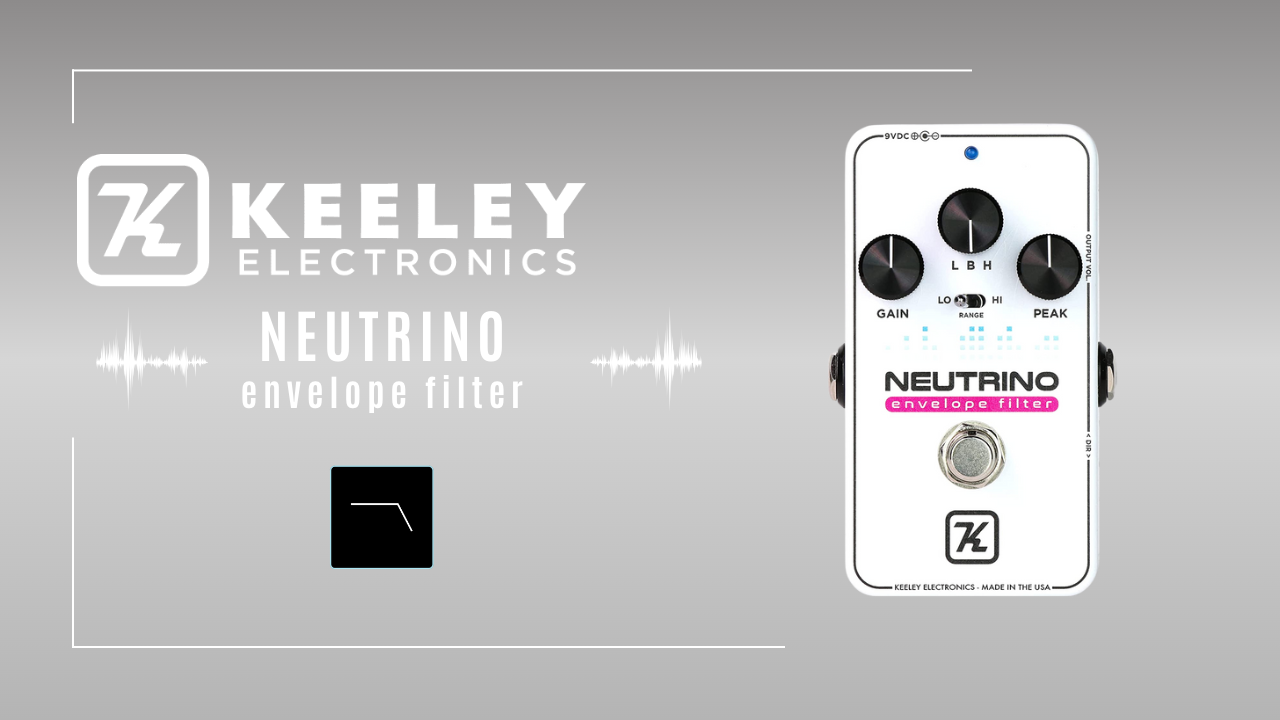 Keeley Neutrino V2 ピッキングに追従する滑らかなオートワウ