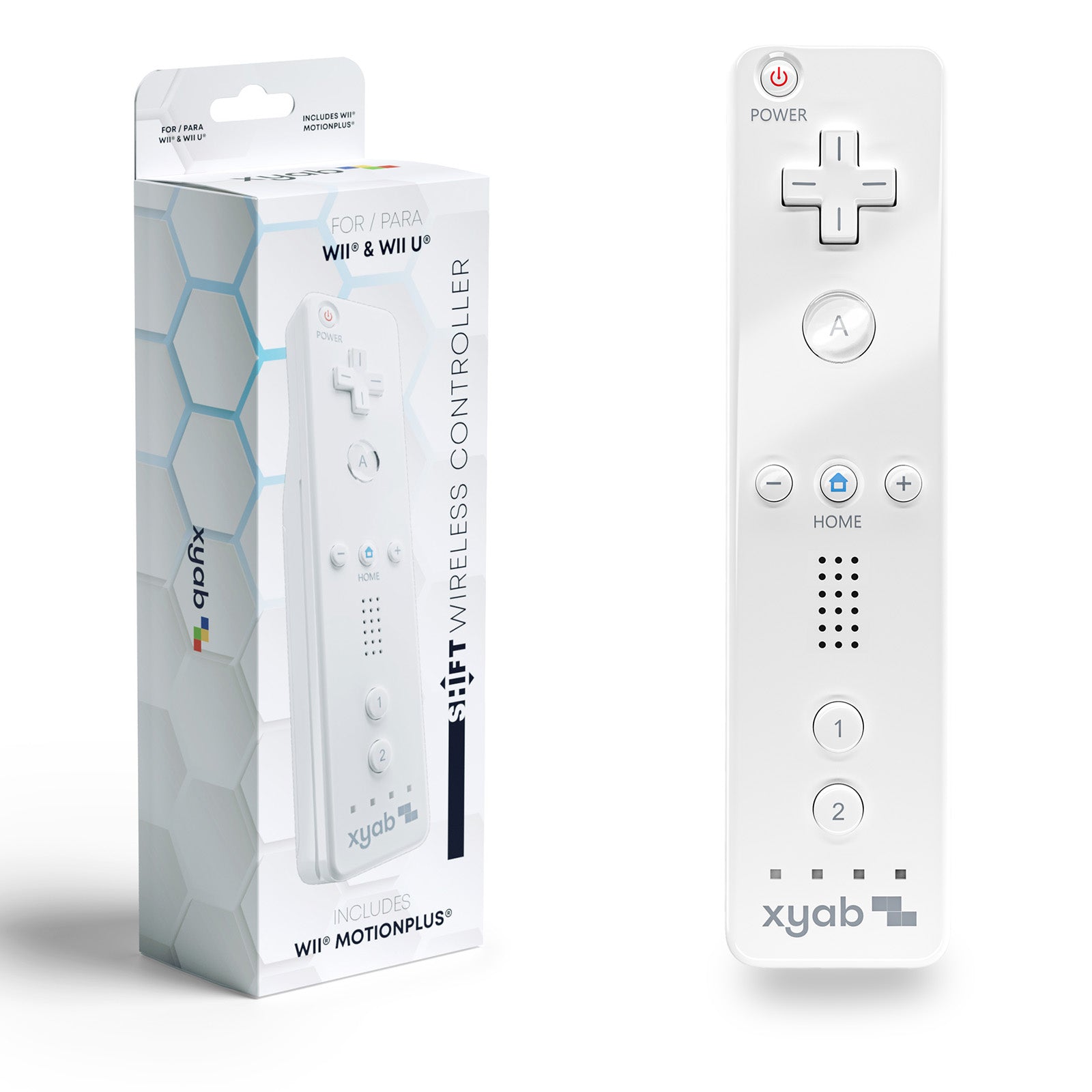 Wireless Controller - White (MOTION PLUS) for Nintendo Wii® – XYAB