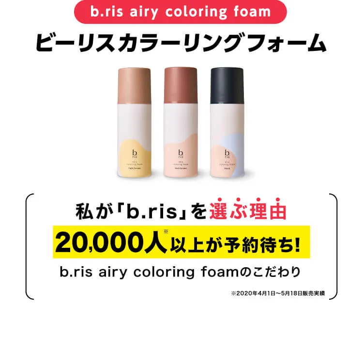 b.ris airy coloring foam