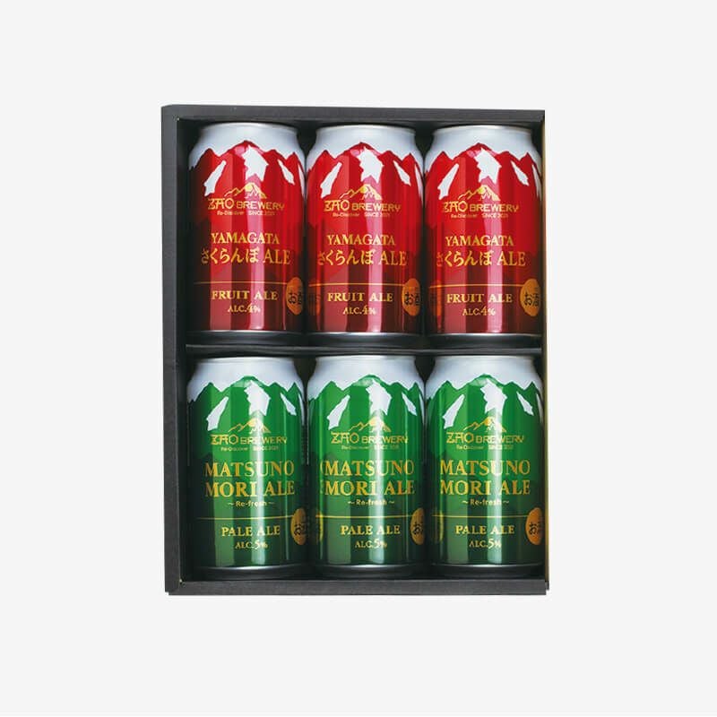 ZAO BREWERY オリジナルクラフトビール 6本入 蔵王ブルワリークラフト