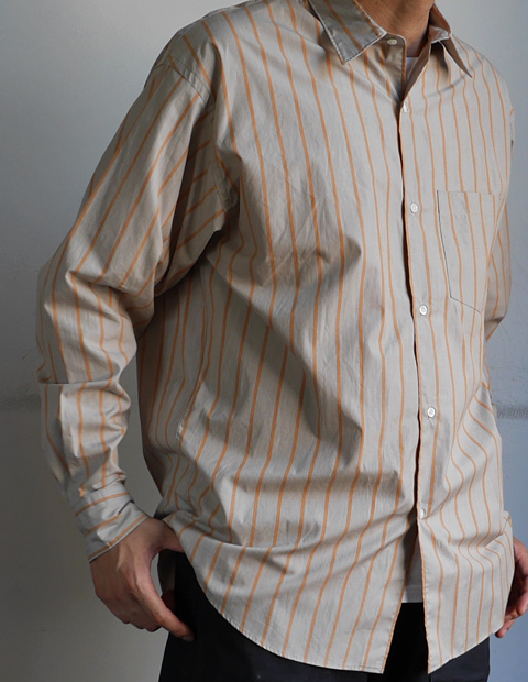 ULTERIOR Overlaid Stripe Shirt | 大阪心斎橋のメンズ洋服のセレクト