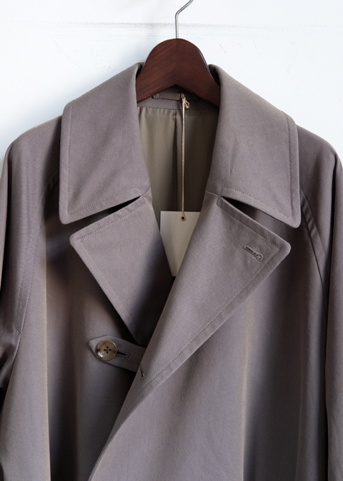 ULTERIOR Chambray Gabardine Over Coat | 大阪心斎橋のメンズ洋服の