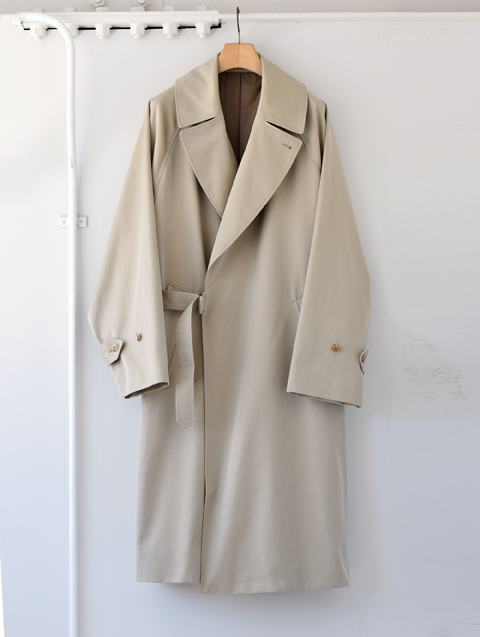 COMOLI コットンギャバ タイロッケンコート | 大阪心斎橋のメンズ洋服