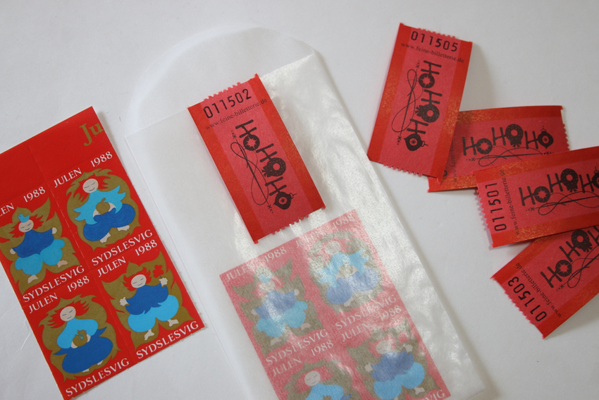 取扱終了】ドイツのチケット HOHOHO/ラッピング コラ－ジュ