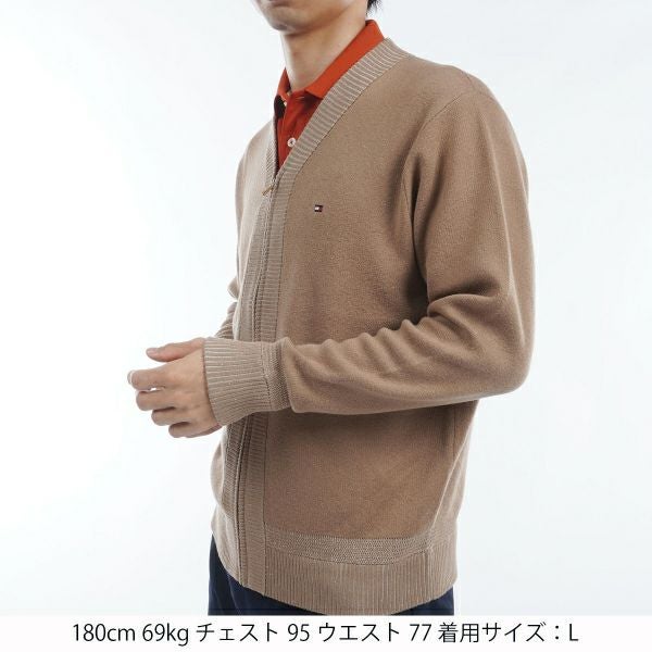 40%OFF】[トミー ヒルフィガー ゴルフ]メンズ バックロゴ Vネック