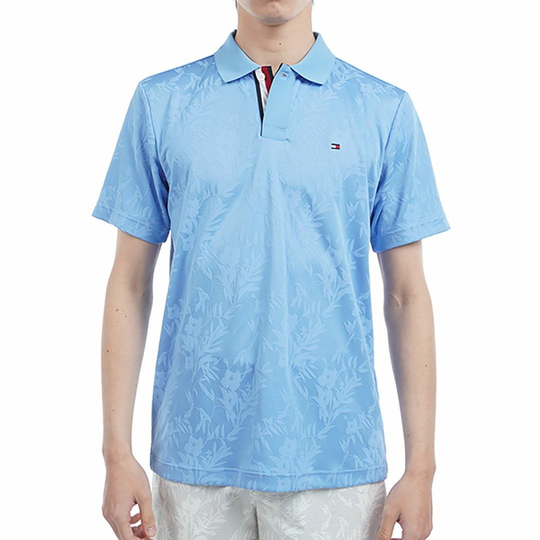 30％OFF】[トミー ヒルフィガー ゴルフ]メンズ リーフジャガード 半袖
