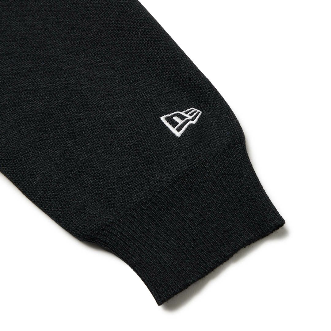 ニューエラ]メンズ [ゴルフ] ニットセーター フラッグロゴ ブラック