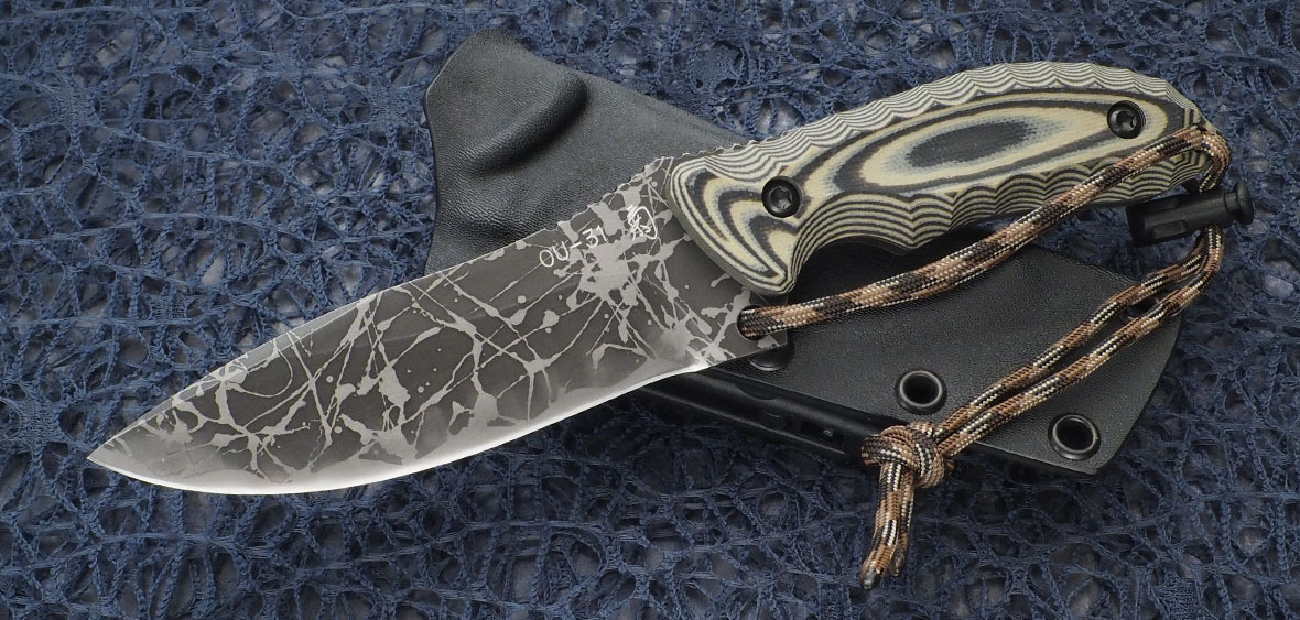 松田菊男 作 青葉（あおば）OU-31／積層G10 - 山下刃物店 WEB SHOP