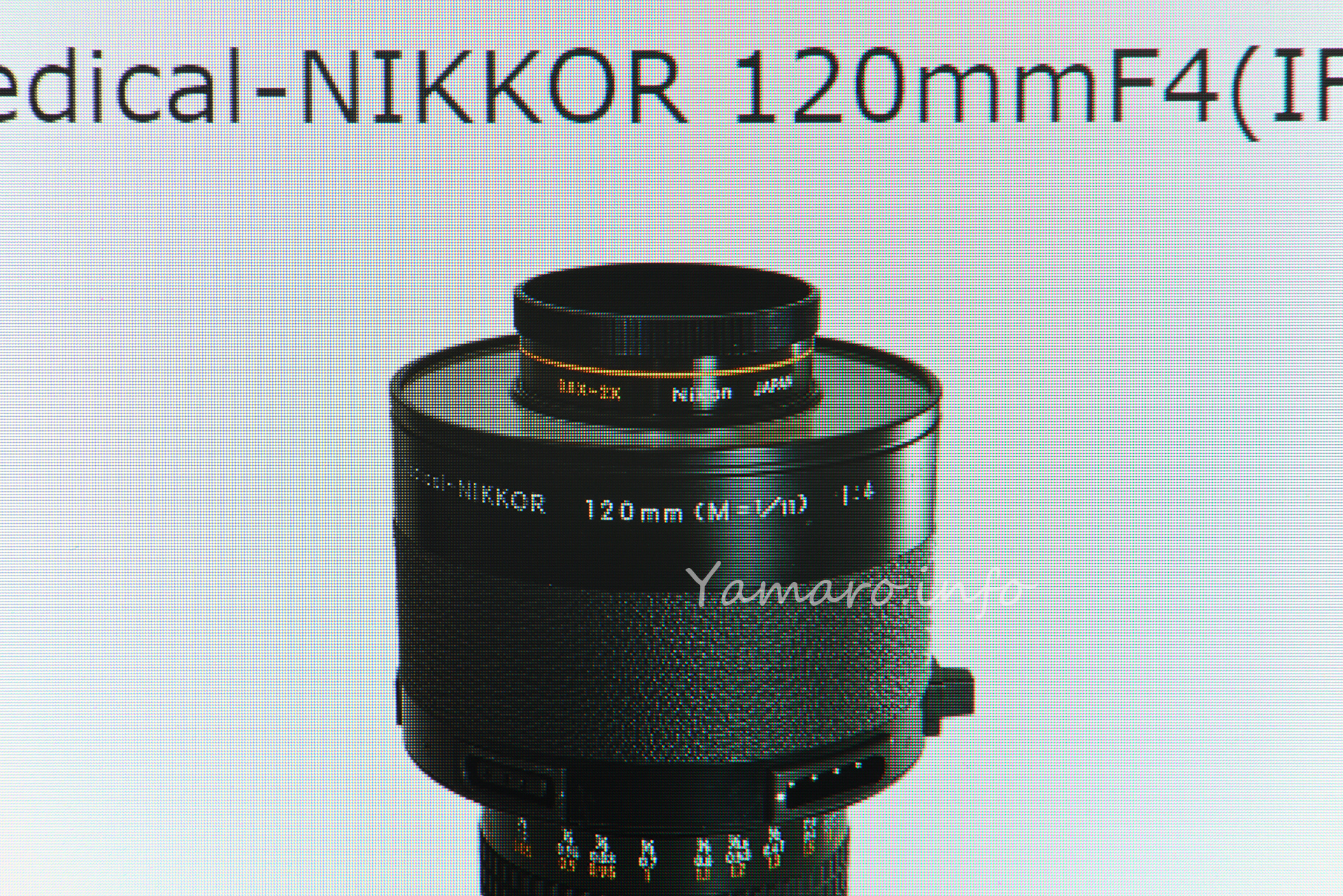 Medical-NIKKOR 120mm F4(IF) アーカイブ - Blog@yamaro.info