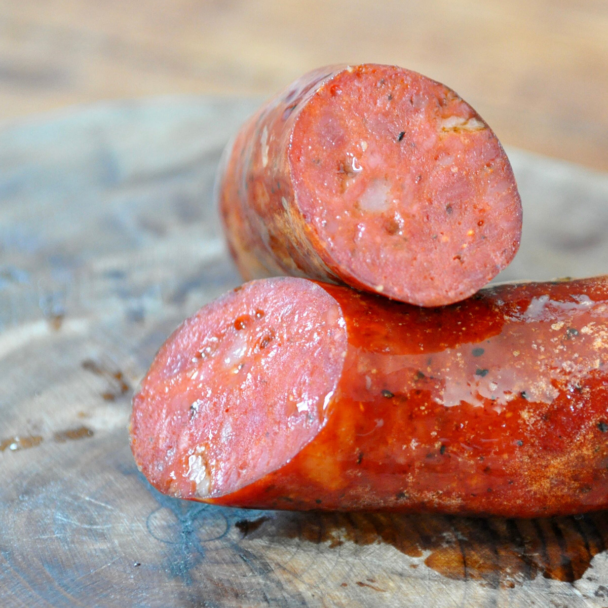 鹿肉ソーセージ(チョリソー)・3本入り【山祇ジビエ】 - ジビエ肉専門