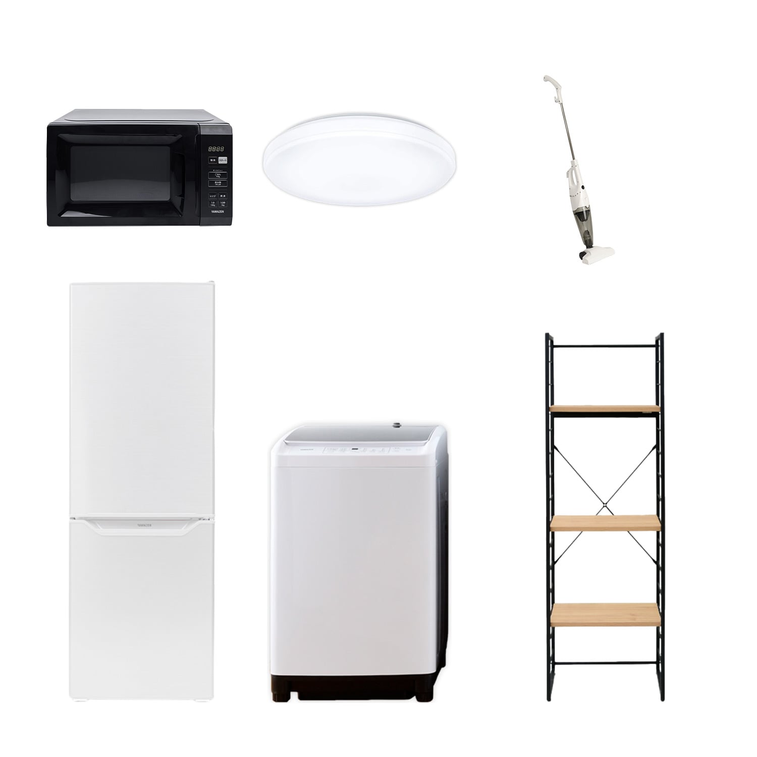 新生活家電セット 6点セット (ラック有) 山善 | 山善ビズコム オフィス