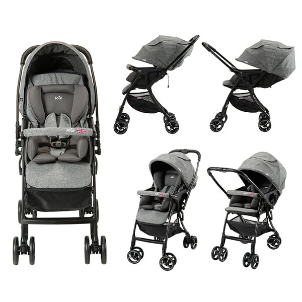 Joie ベビーカー スマバギ4WD(1か月-体重15kgまで) 41003 クロム