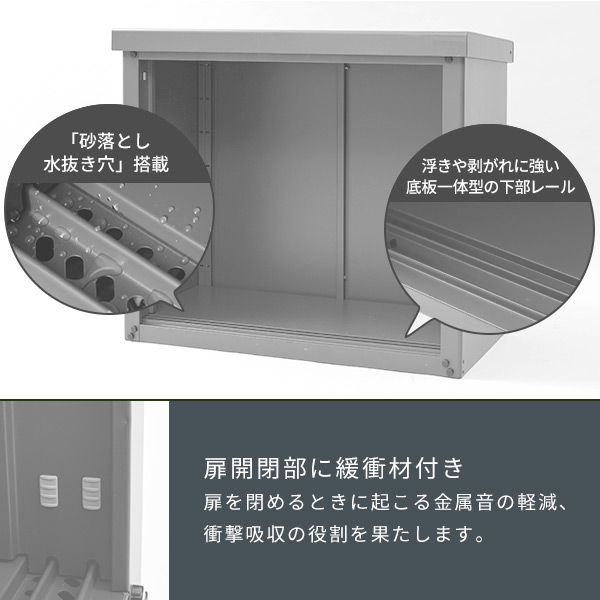 物置 サビに強い 幅90奥行60高さ84cm DSB-098 山善 | 山善ビズコム