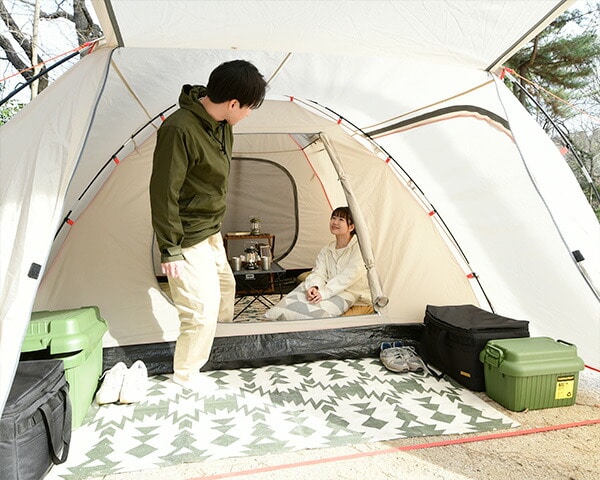 販売終了】キャノピーテント (4-5人用) LPR-5UV(BE) | 山善ビズコム