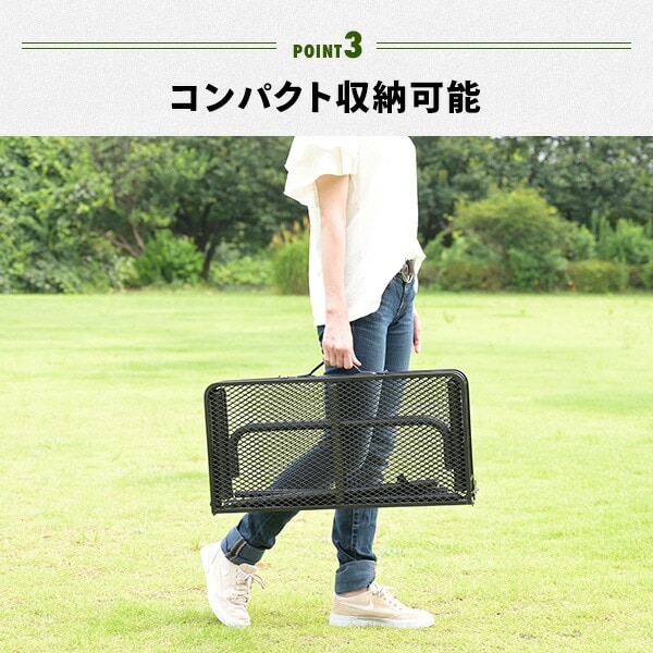 販売終了】タフライトメッシュテーブル (幅60 奥行60cm) LTT-6060P