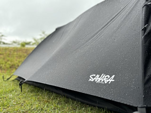 漆黒ドームテント｜FieldSAHARAナイトルームシェル設営レビュー