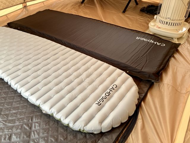 CAMDOOR社 10cm R値6.8 インフレーターマット vs エアーマット徹底比較