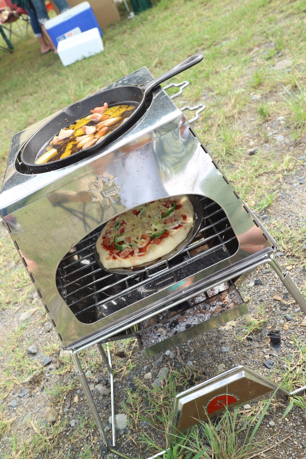 焼くと煮るを1台で同時進行！ロゴスのKAMADOグリルを使ってみよう