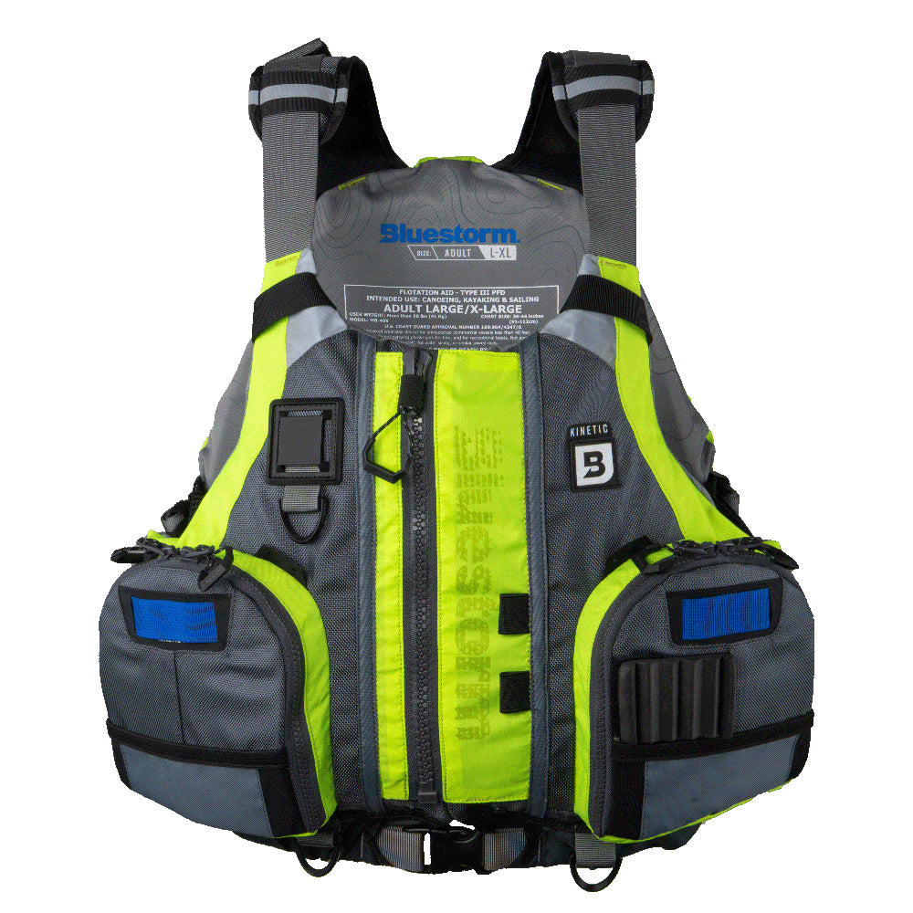 Bluestorm Kinetic Kayak Fishing Vest – Yakworks Kayaks and Accessories