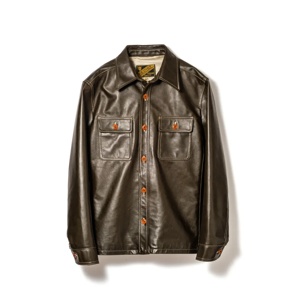 OIL SOFT HORSE WORK SHIRT[ OS-11 ] | Y'2 LEATHER