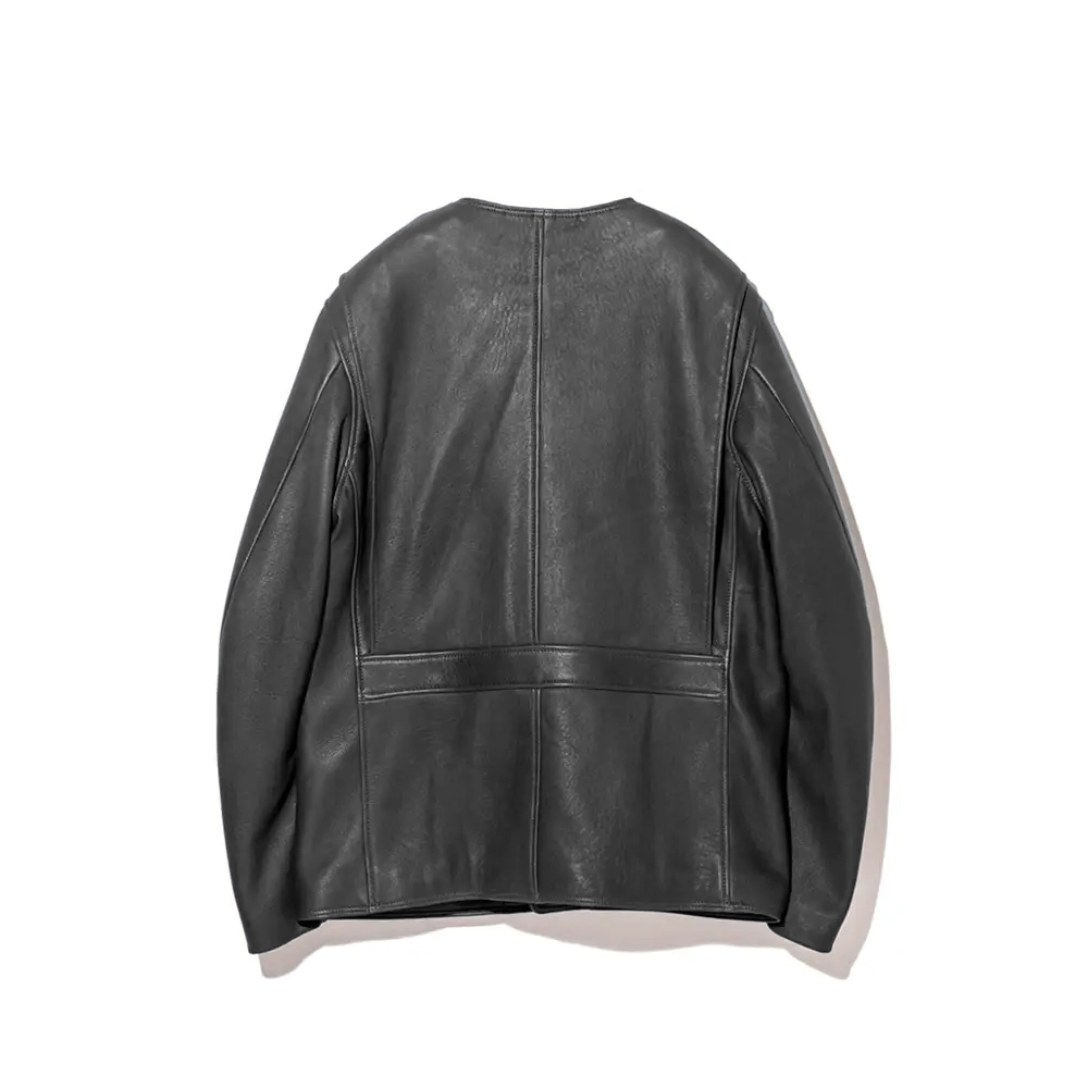 SHEEP SKIN COLLARLESS JACKET[ SPB-156 ] | Y'2 LEATHER