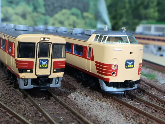 485系「しらさぎ」セットA・セットBの入線です(^^♪ TOMIX 98639 98640