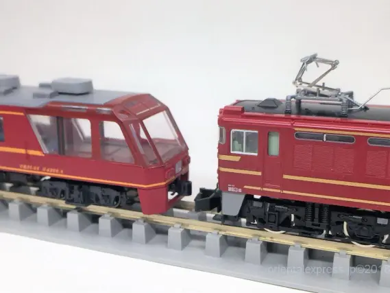 ED75 700番台 オリエントサルーン色を弄る。その1 TOMIX 9150