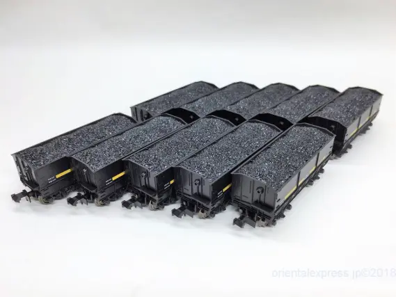 2400t運炭列車 セキ3000（石炭積載）10両セット 整備&入線 KATO 10