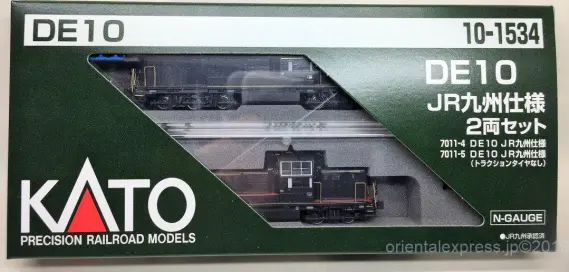 DE10 JR九州仕様（黒塗装）が入線しました。KATO 10-1534 | NGaugeJP