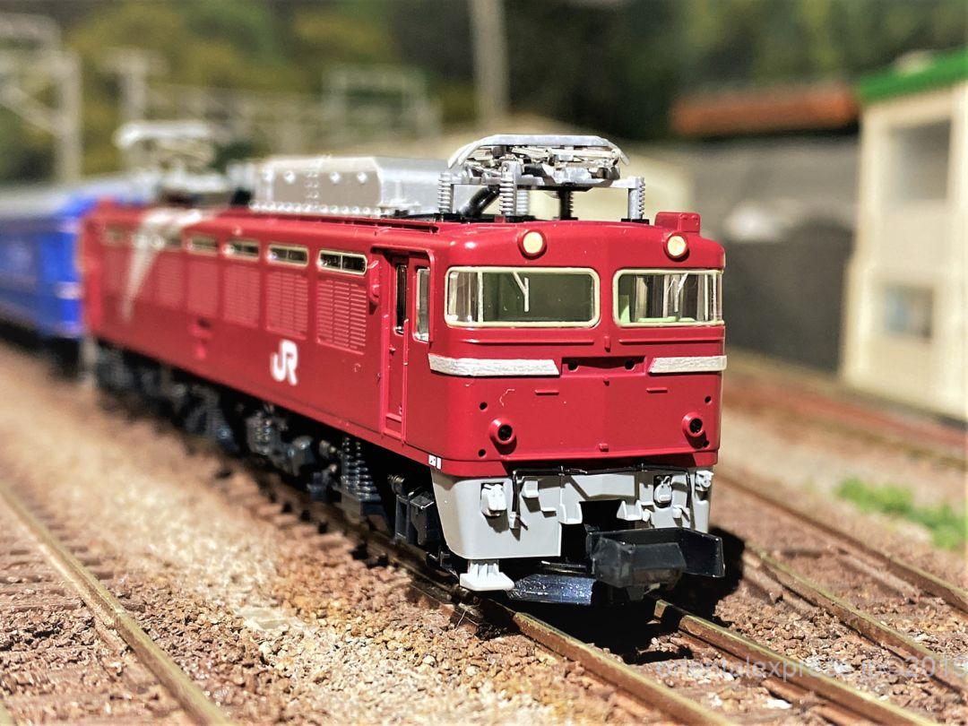 新 EF81「北斗星」塗装機が入線です！TOMIX 7126 新型モーターM-13搭載