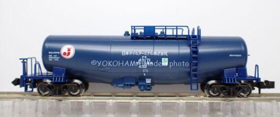 タキ43000+タキ1000 日本オイルターミナルが入線しました。KATO 10