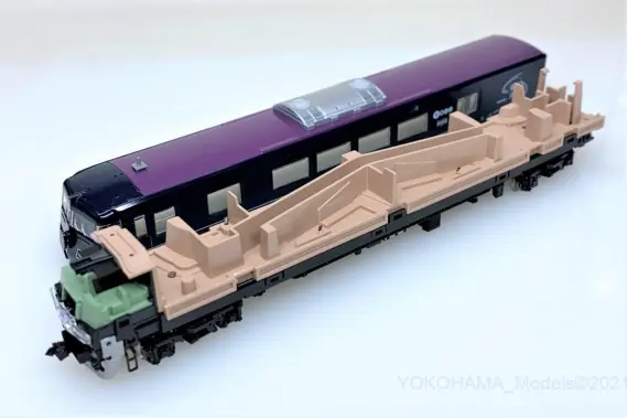 117系7000番台 寝台電車「WEST EXPRESS 銀河」が入線しました。TOMIX