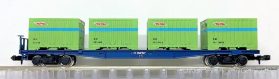 国鉄形コキ10000形が入線です。TOMIX 2756 2757 2758 （コキフ・コキ