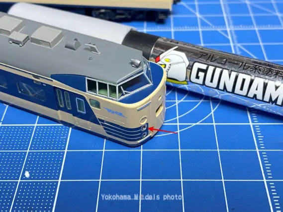 国鉄 583系特急電車(クハネ583)が入線しました。TOMIX 98771 98772