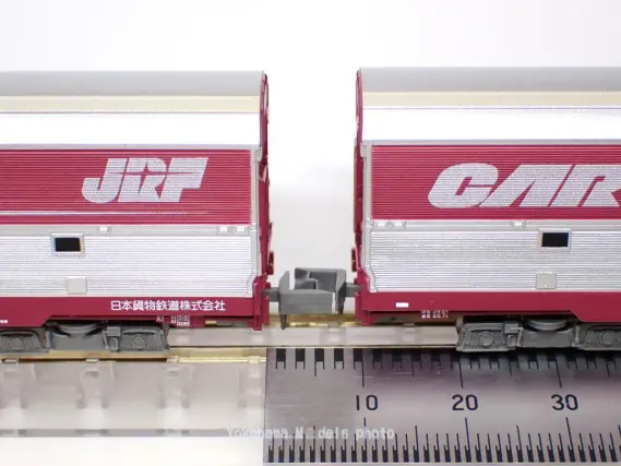 コキ71-5+コキ71-6 カーラックコンテナが入線しました。MICROACE A1265