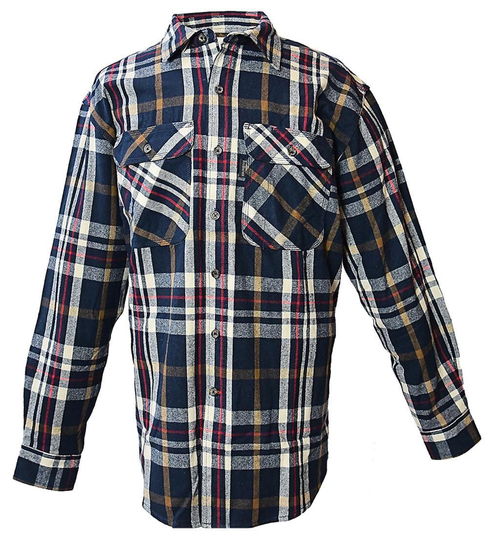 FiveBrother, Men's Heavyweight Flannel Shirt Regular Fit, 5200 PL