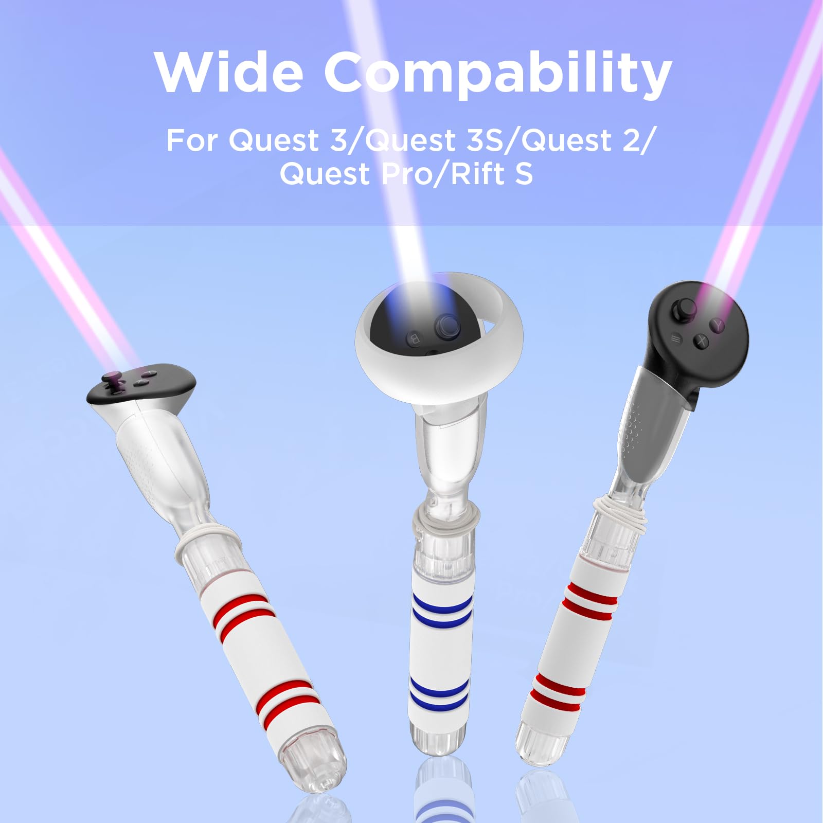 YOGES VR Q9B-C Extension Handle Attachments Compatible with Meta Quest