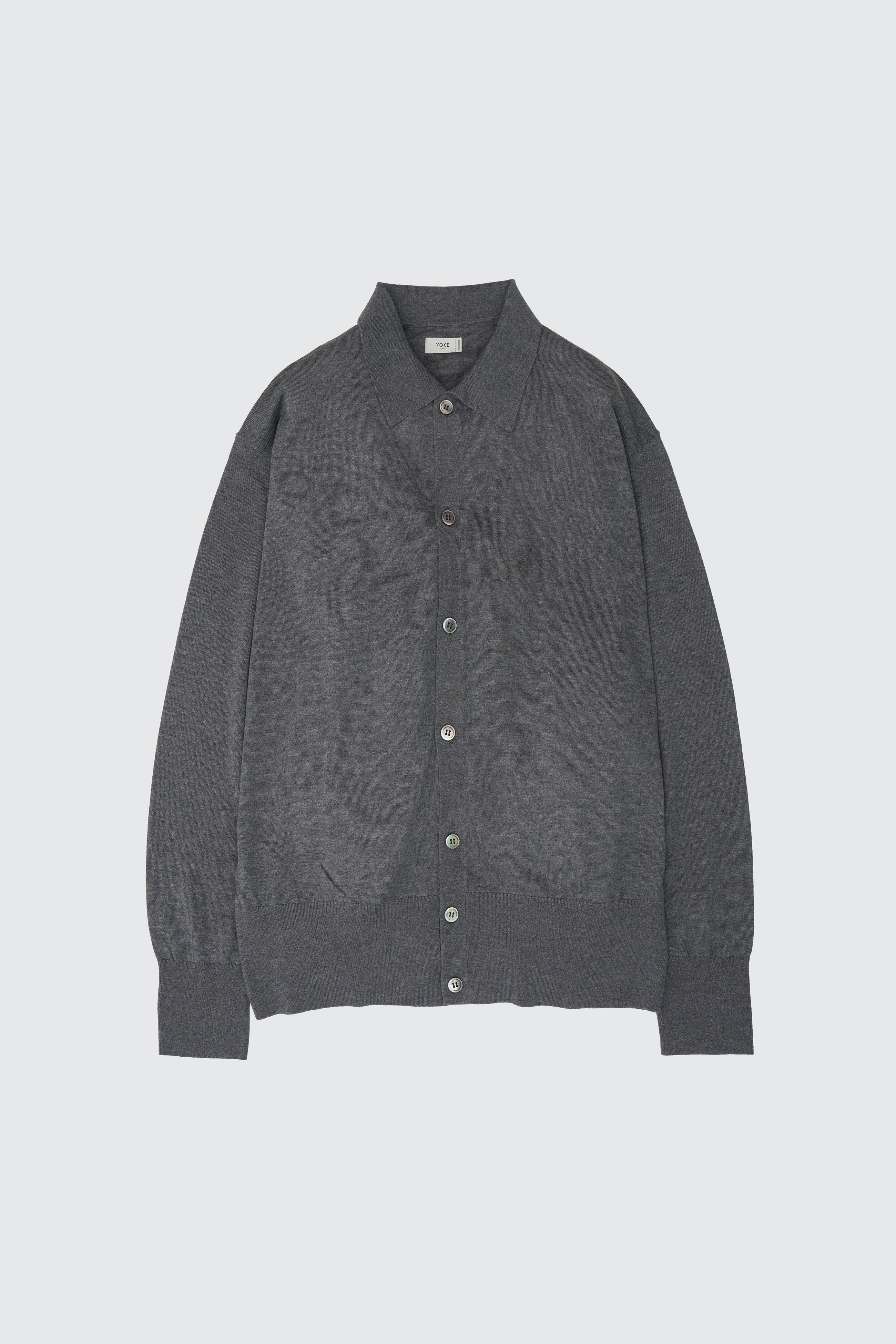 Silk Cashmere Knit Shirt | YOKE Official Website