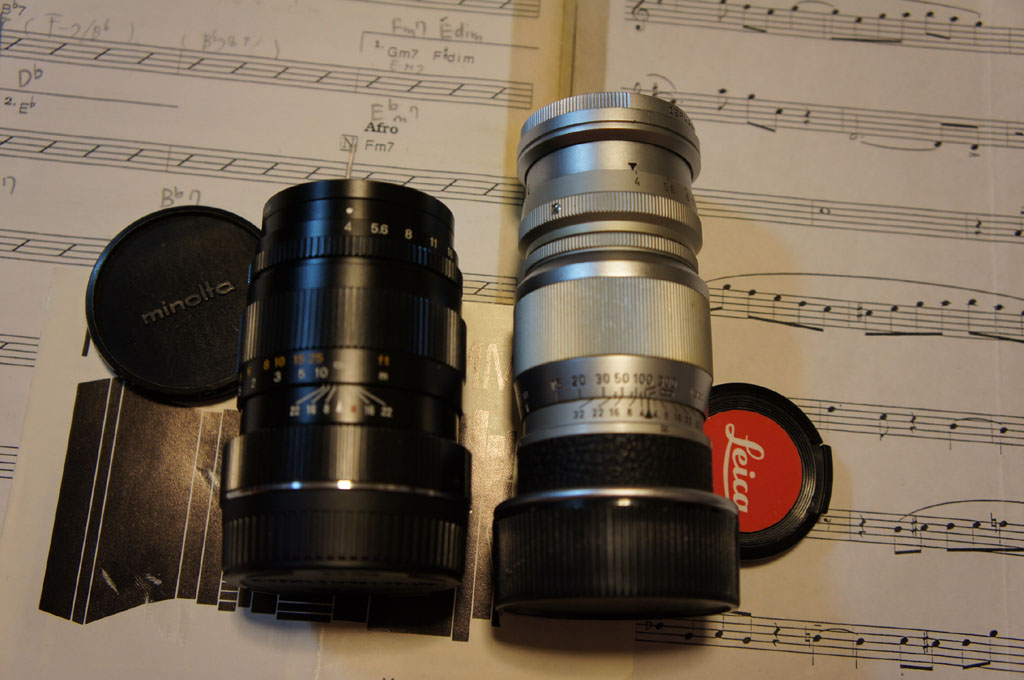 M-Rokkor 90mm 1:4 - 晴れ時々ジャズ、雨のちカメラ