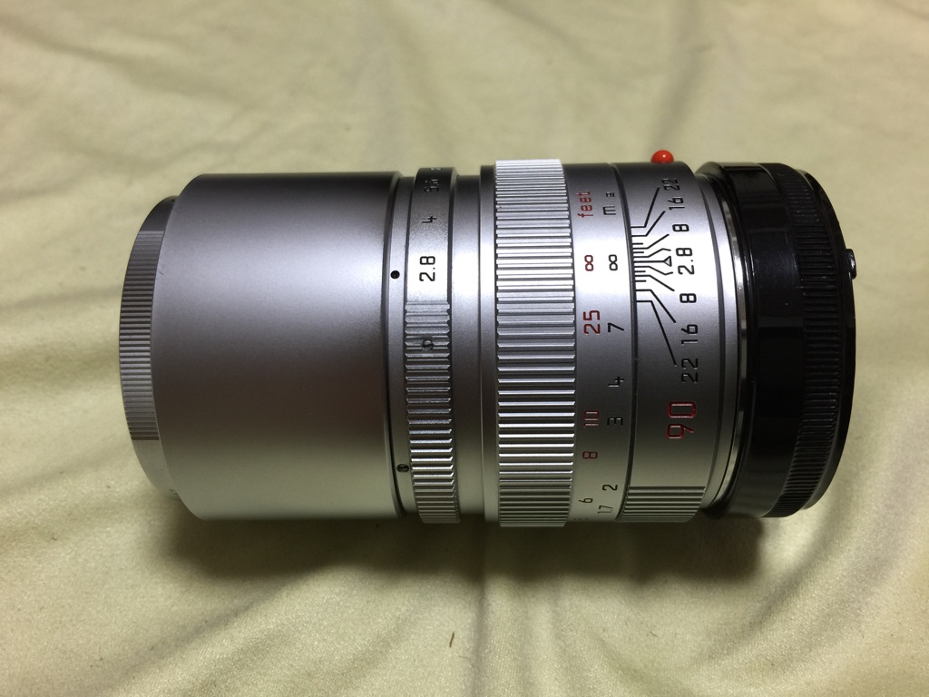 Leica Elmarit-M 90mm F2.8 Silver Chrome (フード内蔵) 11808 - 晴れ