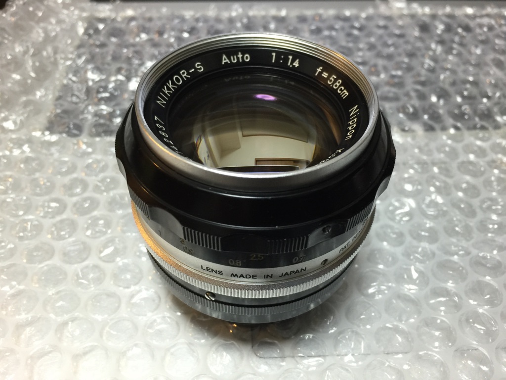 Nikon Nikkor-S Auto 58mm F1.4 Fマウント - 晴れ時々ジャズ、雨のちカメラ