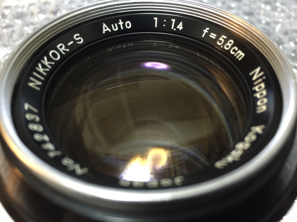 Nikon Nikkor-S Auto 58mm F1.4 Fマウント - 晴れ時々ジャズ、雨のちカメラ